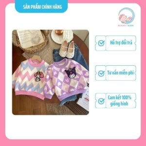 áo len cổ tròn