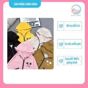 Áo khoác chống nước 2 lớp lót nỉ