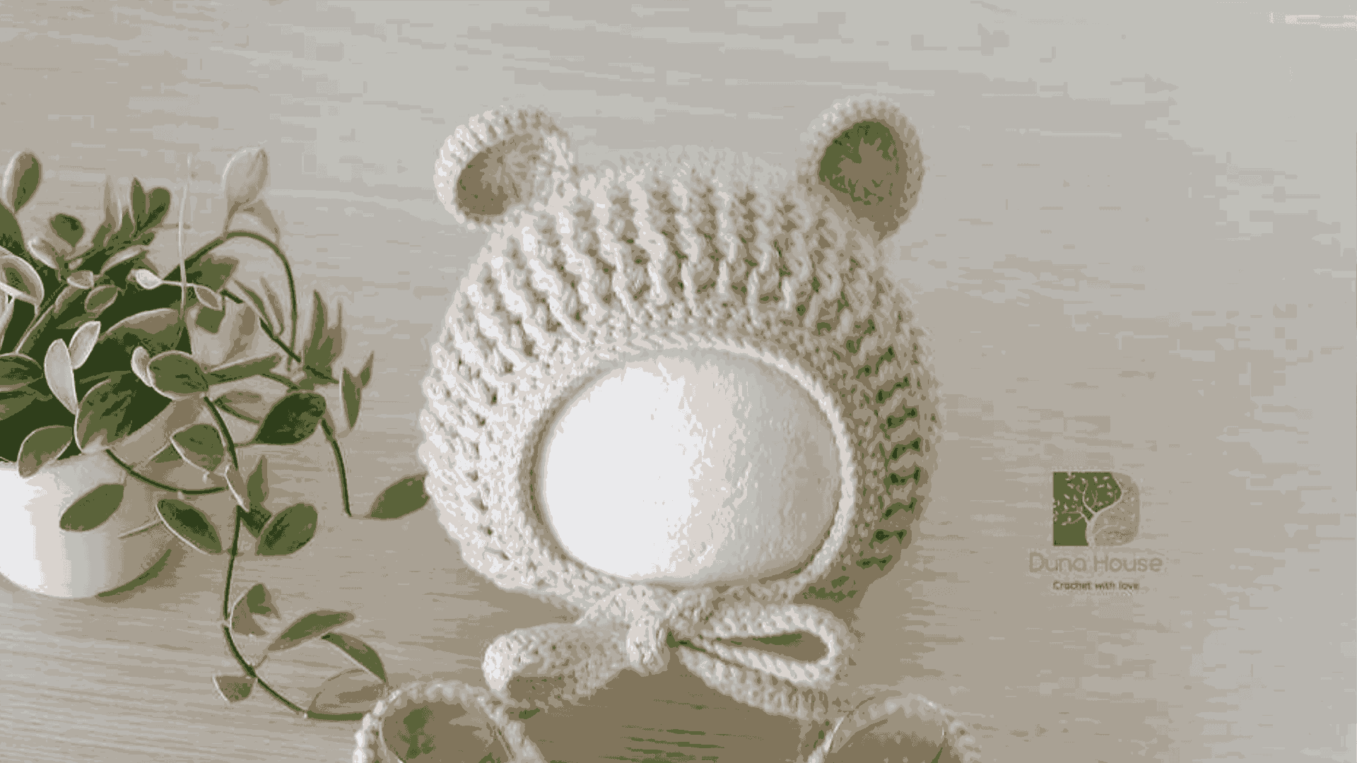 Mũ len cute cho bé gái