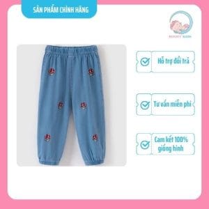 Quần gió phối giây cho bé 2024