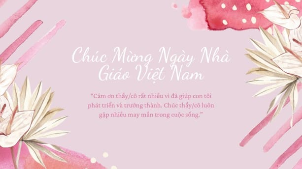 Những Lời Chúc Thầy Cô 20 11 Hay Nhất 5