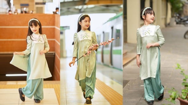 Sự Phát Triển Áo Dài Cách Tân Cho Bé Gái 10 Tuổi 4