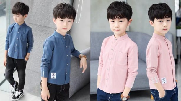 những mẫu áo sơ mi trẻ em nam hàn quốc 3